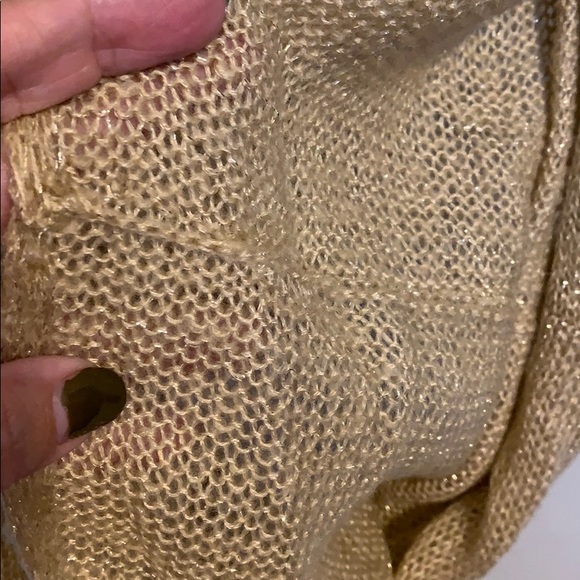 Gold glitter infinity scarf - Picture 3 of 3